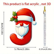 Christmas Acrylic Letter Pendant 2024 Merry Cristmas Decoration for Home Xmas Tree Hanging Ornaments Navidad Natal New Year 2025