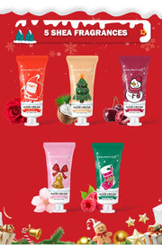 Christmas themed hand cream -30pcs -5 flavors, - deep moisturizing and soft formula, long-lasting fragrance