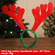 Christmas Headband Decoration for Kids Adult Cute Santa Elk Xmax Hair Accessories Costume Prop Christmas Decoration 2024 Navidad