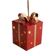 Christmas Wrought Iron Box Festive Wrought Iron Decoration For Family Christmas Ornaments 2025 New Year's Supplies