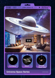 2025 Dynamic Meteor 12 in 1 Ultra Clear Galaxy Projector Lamp Rotary Planetarium Projector Light with Music Player for Kids Gift