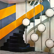 2025 Modern Creative LED Floor Lamp Chrome Metal White Acrylic Ball Lights Art Lighting Living Dining Room Bedroom Home Decor