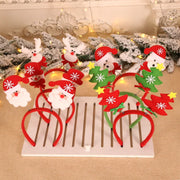 Christmas Headband Kids Adult Santa Claus Elk Xmax Hair Accessories Party Photo Props Christmas Decoration New Year Gifts