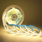 CR2025 Powered COB LED Light Strip 5V 8mm PCB Flexible Tape Ribbon Night Lamp TV Backlights Warm/White/Red/Green/Pink/Ice Blue