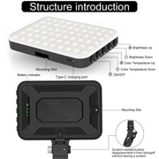 2025.Led Photo Fill Light Dimmable,for Phone,iPhone,Photography Video Lighting for Video Recording, Makeup,TikTok,Selfie,Vlog