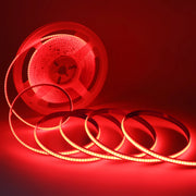 CR2025 Powered COB LED Light Strip 5V 8mm PCB Flexible Tape Ribbon Night Lamp TV Backlights Warm/White/Red/Green/Pink/Ice Blue