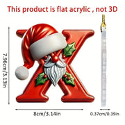 Christmas Acrylic Letter Pendant 2024 Merry Cristmas Decoration for Home Xmas Tree Hanging Ornaments Navidad Natal New Year 2025