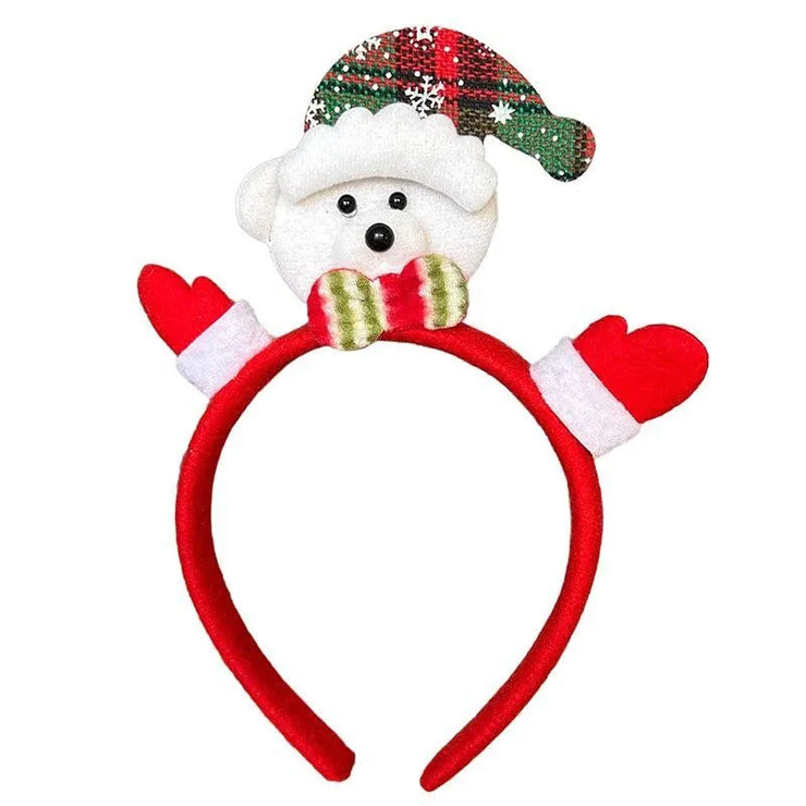 Christmas Headband Kids Adult Santa Claus Elk Xmax Hair Accessories Party Photo Props Christmas Decoration New Year Gifts
