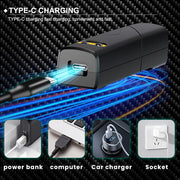 2025New Induction LED Headlamp  Ear Hook Lightweight Waterproof Hands-Free Flashlight for Fishing Cycling Running Camping Hiking