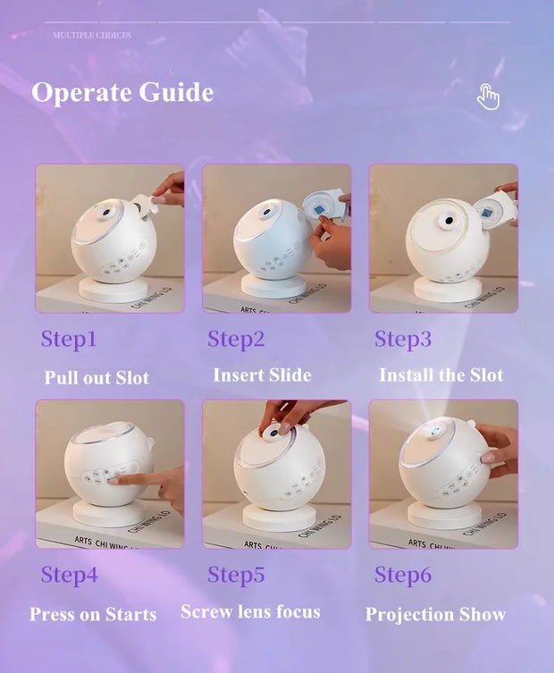 2025 Dynamic Meteor 12 in 1 Ultra Clear Galaxy Projector Lamp Rotary Planetarium Projector Light with Music Player for Kids Gift