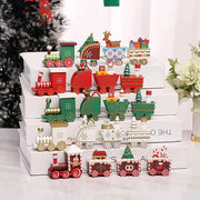 Christmas Train Merry Christmas Decorations For Home 2025 Cristmas Ornament Xmas Navidad Noel Gifts Happy New Year 2026 Gifts
