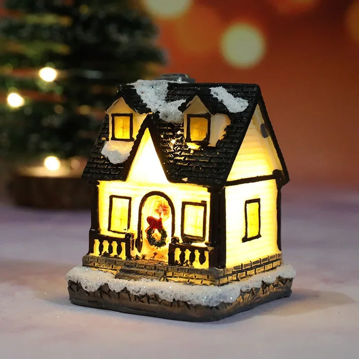 Christmas Decorations LED Night Lights Luminous Landscape House Children&