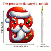 Christmas Acrylic Letter Pendant 2024 Merry Cristmas Decoration for Home Xmas Tree Hanging Ornaments Navidad Natal New Year 2025