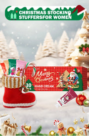 Christmas themed hand cream -30pcs -5 flavors, - deep moisturizing and soft formula, long-lasting fragrance