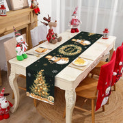 Christmas Table Runner Merry Christmas Decoration for Home Xmas Party Decor 2025 Navidad Notal Noel Ornament Happy New Year 2026