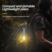 2025 10000Lums Dual Light Source Flashlight with Power Bank Function Built in Battery Camping Flash light with warning light