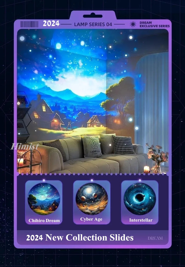 2025 Dynamic Meteor 12 in 1 Ultra Clear Galaxy Projector Lamp Rotary Planetarium Projector Light with Music Player for Kids Gift