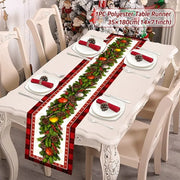 Christmas Table Runner Merry Christmas Decoration for Home Xmas Party Decor 2025 Navidad Notal Noel Ornament Happy New Year 2026