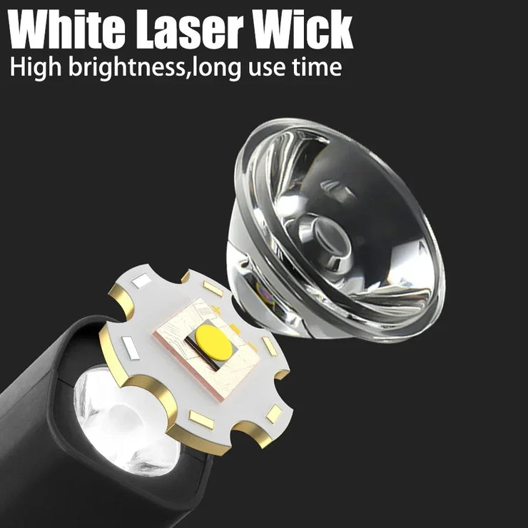 2025 New Headlight With Bright Light And Bright Outdoor Mountaineering Night Fishing Special Battery Life Extra Long Sensor Head