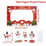 Christmas Photo Frame 2025 Merry Christmas Decorations for Home Navidad Cristmas Party Supplies Ornament Xmas Gift New Year 2026