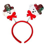Christmas Headband Kids Adult Santa Claus Elk Xmax Hair Accessories Party Photo Props Christmas Decoration New Year Gifts