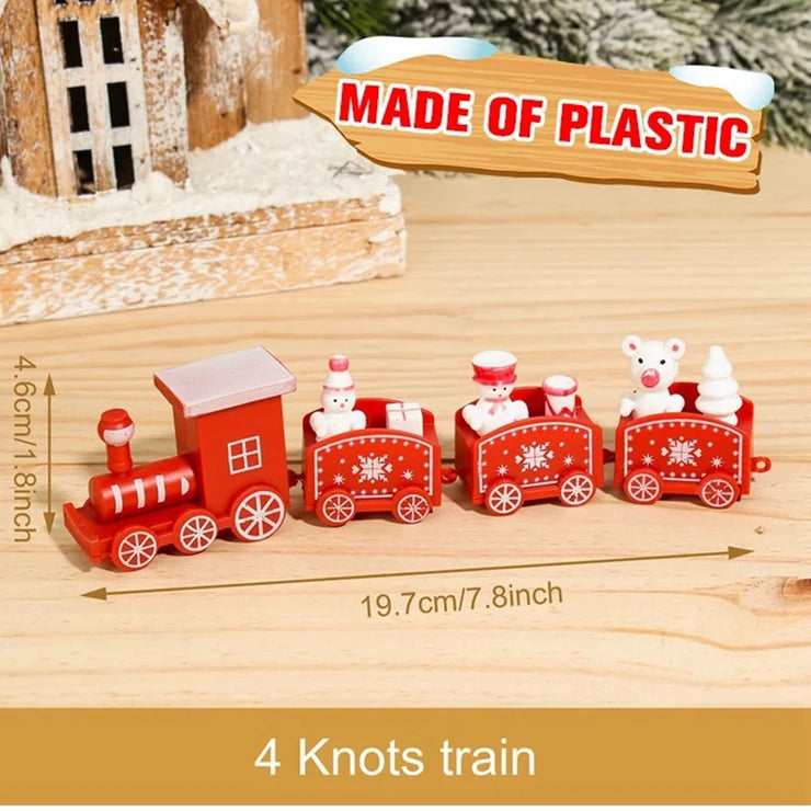 Christmas Train Merry Christmas Decorations For Home 2025 Cristmas Ornament Xmas Navidad Noel Gifts Happy New Year 2026 Gifts