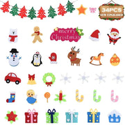 Christmas Wall Decoration Lighting Fixtures Children's Room Kindergarten Shopping Mall DIY Felt Cloth Christmas Tree Wall Lamp