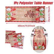 Christmas Table Runner Merry Christmas Decoration for Home Xmas Party Decor 2025 Navidad Notal Noel Ornament Happy New Year 2026