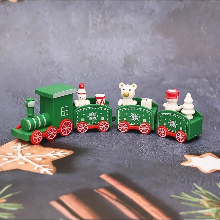 Christmas Train Merry Christmas Decorations For Home 2025 Cristmas Ornament Xmas Navidad Noel Gifts Happy New Year 2026 Gifts