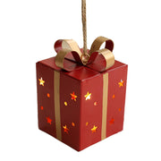 Christmas Wrought Iron Box Festive Wrought Iron Decoration For Family Christmas Ornaments 2025 New Year's Supplies