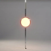 2025 Modern Creative LED Floor Lamp Chrome Metal White Acrylic Ball Lights Art Lighting Living Dining Room Bedroom Home Decor