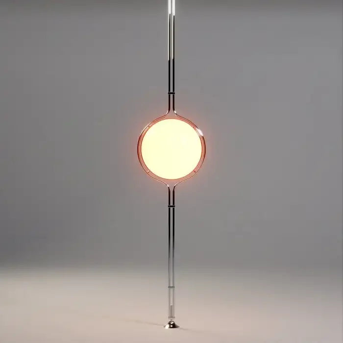 2025 Modern Creative LED Floor Lamp Chrome Metal White Acrylic Ball Lights Art Lighting Living Dining Room Bedroom Home Decor