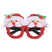 Christmas Glasses Plastic Decorative Glasses Kid Xmax Party Costume Accessory Photo Props Christmas Decoration decoración hogar