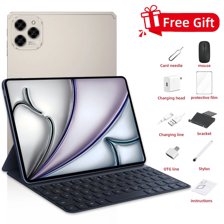 2025NEW Tablet Pad 6 Pro Global Version Original Android 14 11Inch16GB+1TB 5G Dual SIM Smart Tablets pc with keyboard WiFi