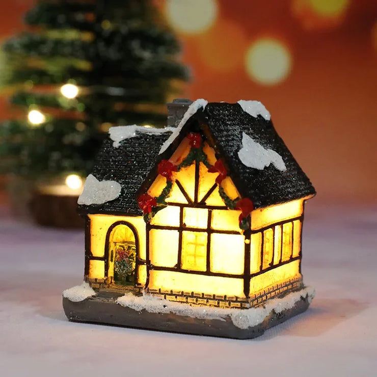 Christmas Decorations LED Night Lights Luminous Landscape House Children&