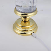 Christmas LED Candle Light Decorative Craft Night Lights Swirling Glitter Colorful Fantasy Crystal Night Lights Xmas Party Home