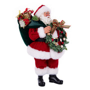 Christmas Tree Decor KitchenMrs Claus Figurines Home Decoration Christmas Holiday Collection 28CM Standing Grandma Santa Claus
