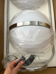 2025 Modern Creative LED Floor Lamp Chrome Metal White Acrylic Ball Lights Art Lighting Living Dining Room Bedroom Home Decor