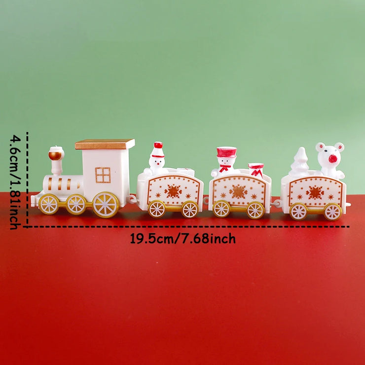 Christmas Train Cake Ornament 2025 New Year Day Gift Xmas Cake Decoration Navidad Party Cake Decor Christmas Decorations 2024