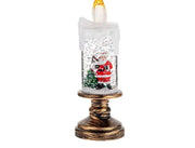 Christmas Candle Night Light Desktop Decoration - LED Luminous Ambient Ornament Gift for Home Scene Setup