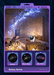 2025 Dynamic Meteor 12 in 1 Ultra Clear Galaxy Projector Lamp Rotary Planetarium Projector Light with Music Player for Kids Gift