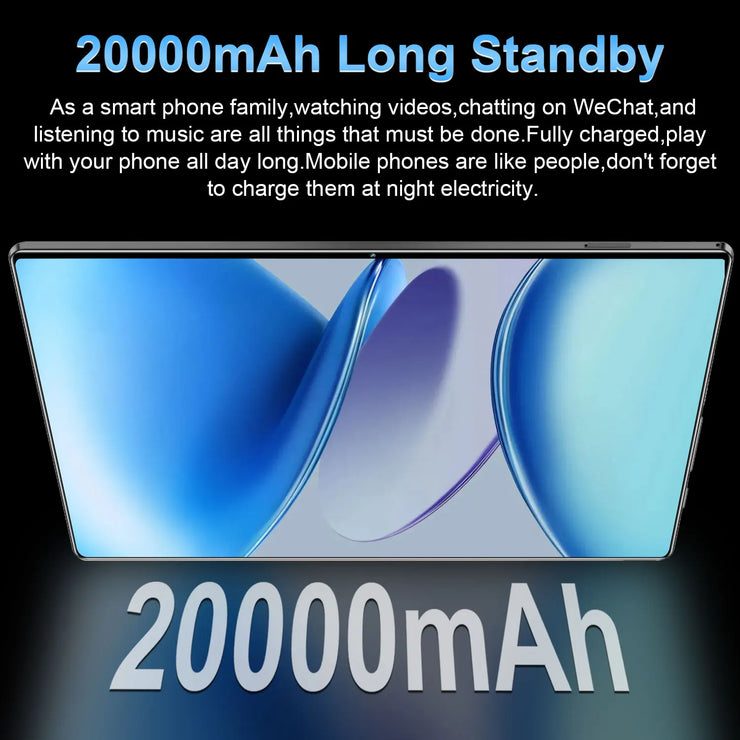 2025 Tablet Android 20000mAh 10.36 inch Global Version 22GB+2TB New Network 14 Core Android 13.0 Wifi Tablet