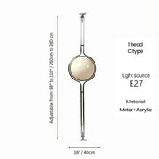 2025 Modern Creative LED Floor Lamp Chrome Metal White Acrylic Ball Lights Art Lighting Living Dining Room Bedroom Home Decor