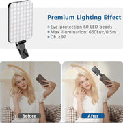 2025.Led Photo Fill Light Dimmable,for Phone,iPhone,Photography Video Lighting for Video Recording, Makeup,TikTok,Selfie,Vlog