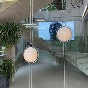 2025 Modern Creative LED Floor Lamp Chrome Metal White Acrylic Ball Lights Art Lighting Living Dining Room Bedroom Home Decor