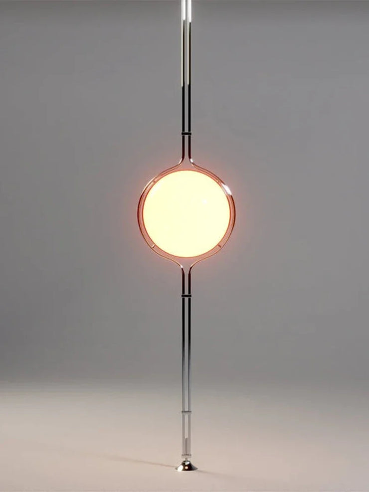 2025 Modern Creative LED Floor Lamp Chrome Metal White Acrylic Ball Lights Art Lighting Living Dining Room Bedroom Home Decor