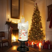 Christmas Candle Night Light Desktop Decoration - LED Luminous Ambient Ornament Gift for Home Scene Setup