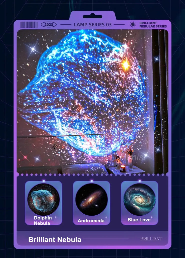 2025 Dynamic Meteor 12 in 1 Ultra Clear Galaxy Projector Lamp Rotary Planetarium Projector Light with Music Player for Kids Gift