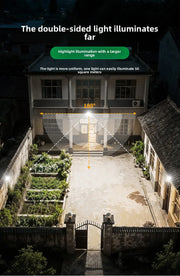 2025 1200LM High Power Solar Led Light Outdoor Powerful Outdoor Motion Sensor Solar Lamp Waterproof Garden Wall Yard Street Lamp