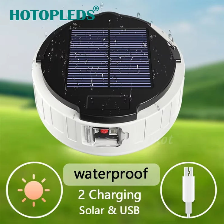 Trending Products 2025 New Arrivals Solar Camping Lights String Smart LED Night Light Outdoor Waterproof IP65 Lighting Fixture